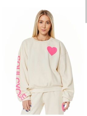 SoulCycle x Aviator Nation Relaxed Crew Sweatshirt
